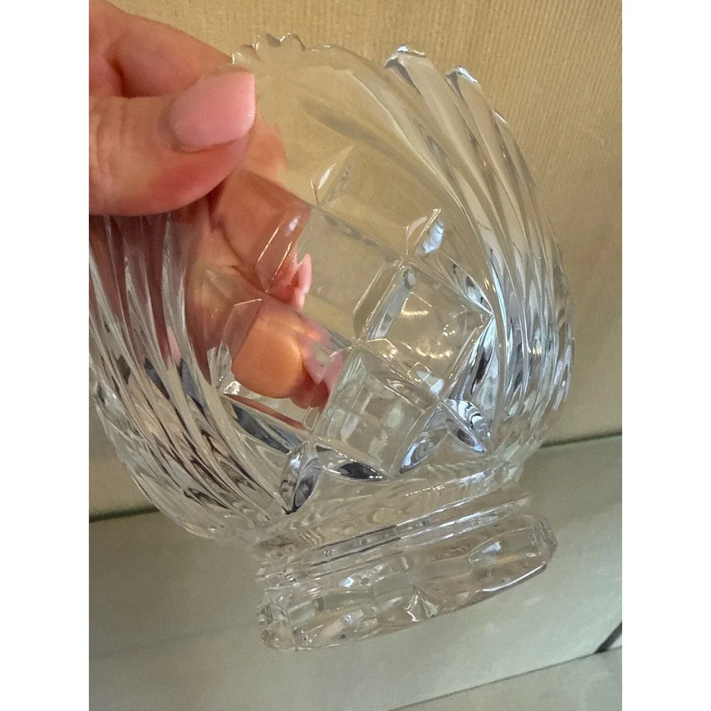 Fifth Avenue Lead Crystal Pineapple Cute Catch All‎ Bowl Vintage 4